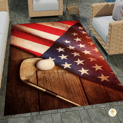Custom Golf Welcome Mat for Front Door and Entryway