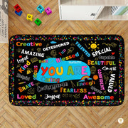 Personalized Welcome Doormat with Family Name and Address