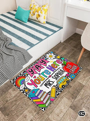 Personalized Classroom Doormat with Custom Teacher Name