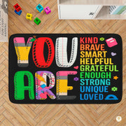 Personalized Welcome Doormat with Family Name and Address