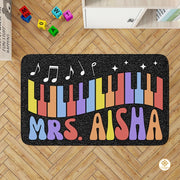 Custom Notebook Welcome Mat for Classroom and Bedroom