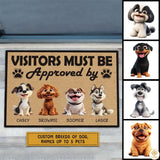 Personalized Dog Doormat with Custom Photo and Name