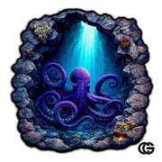 Personalized Octopus Welcome Mat with Custom Name and Tentacles