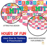 Custom Notebook Welcome Mat for Classroom and School