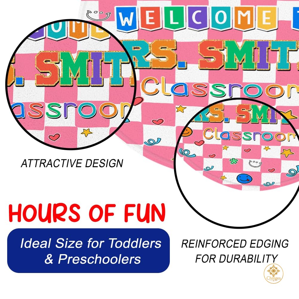 Custom Notebook Welcome Mat for Classroom and School