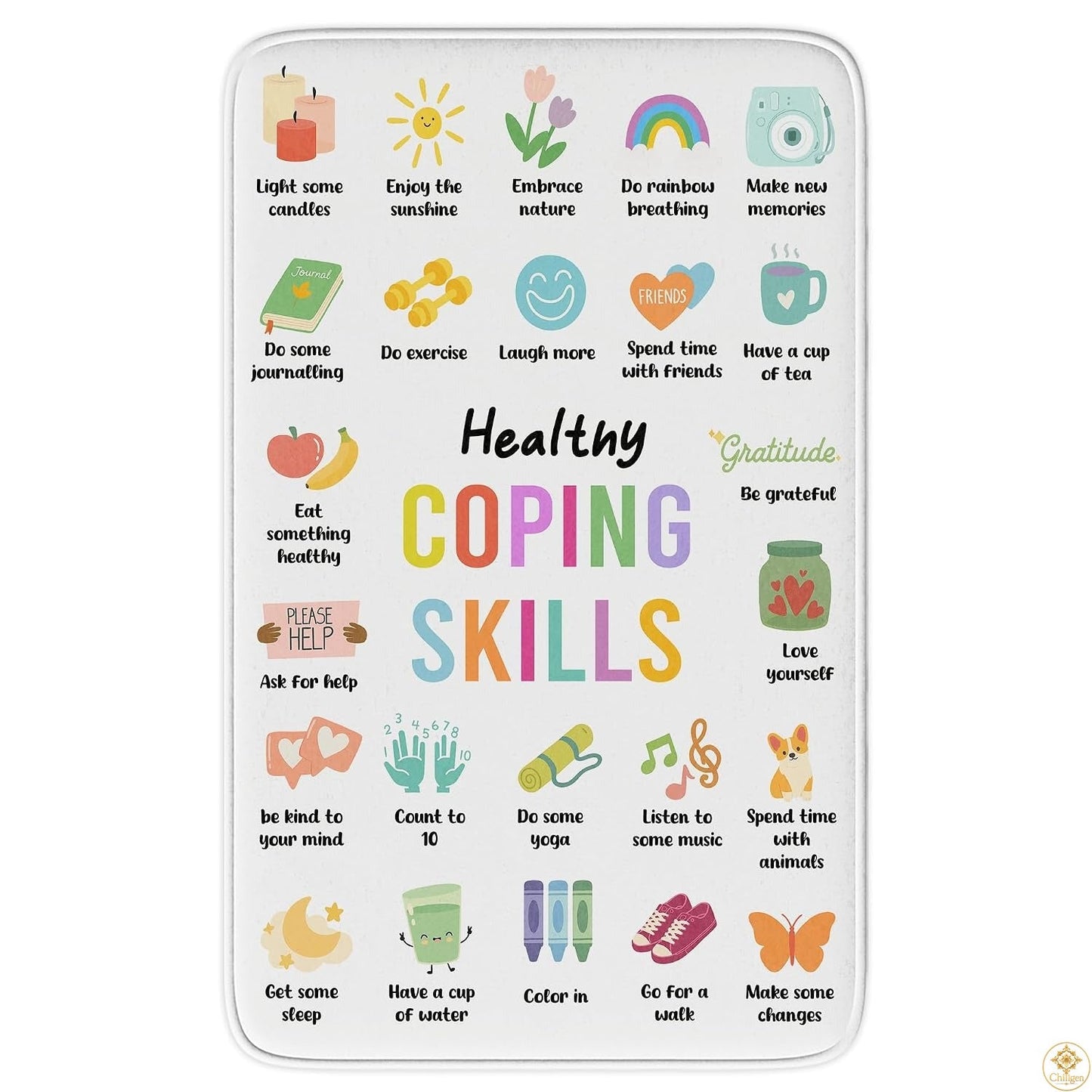 Mental Health Classroom Area Rug