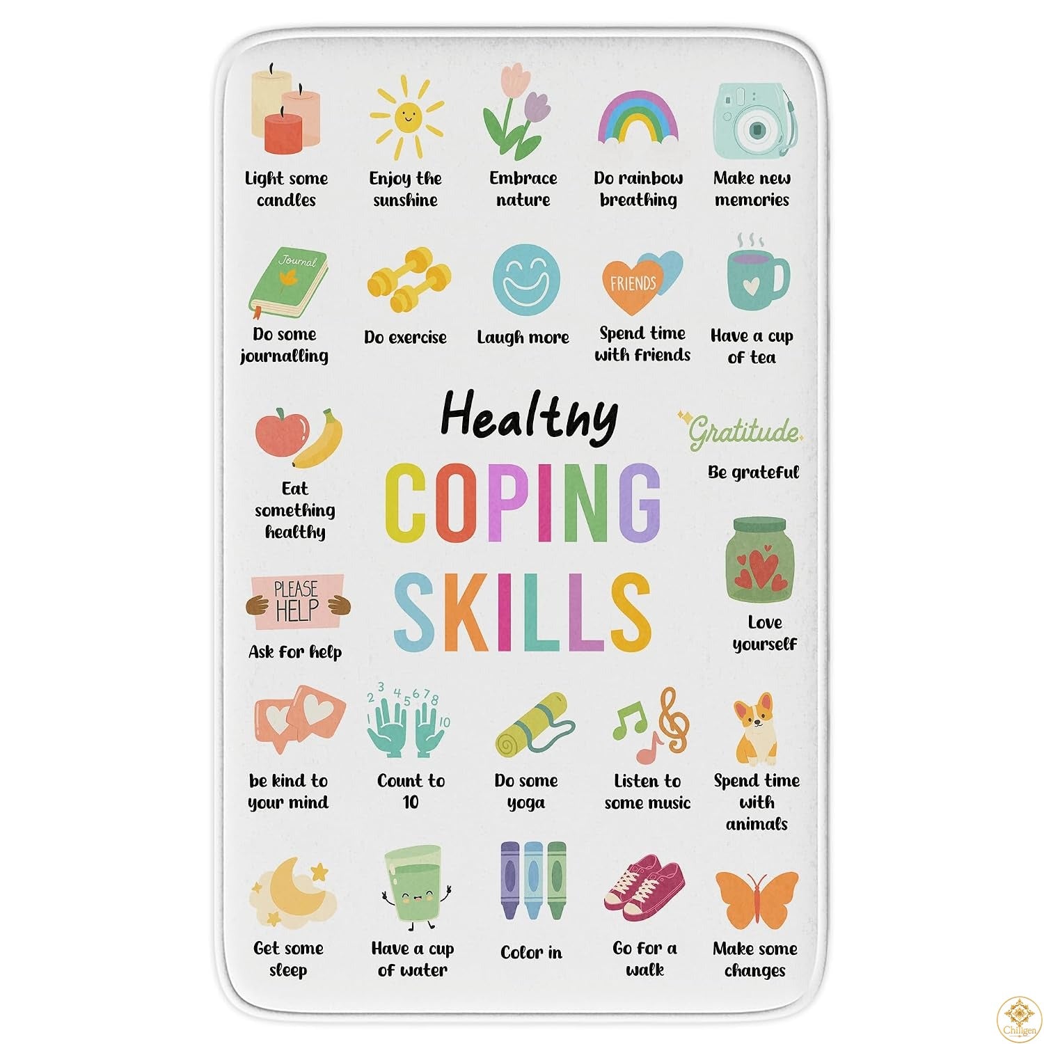 Mental Health Classroom Area Rug