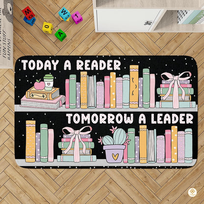 Custom Classroom Library Welcome Mat for Kids and Teachers