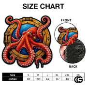 Custom Octopus Welcome Mat with Sea Monster and Name