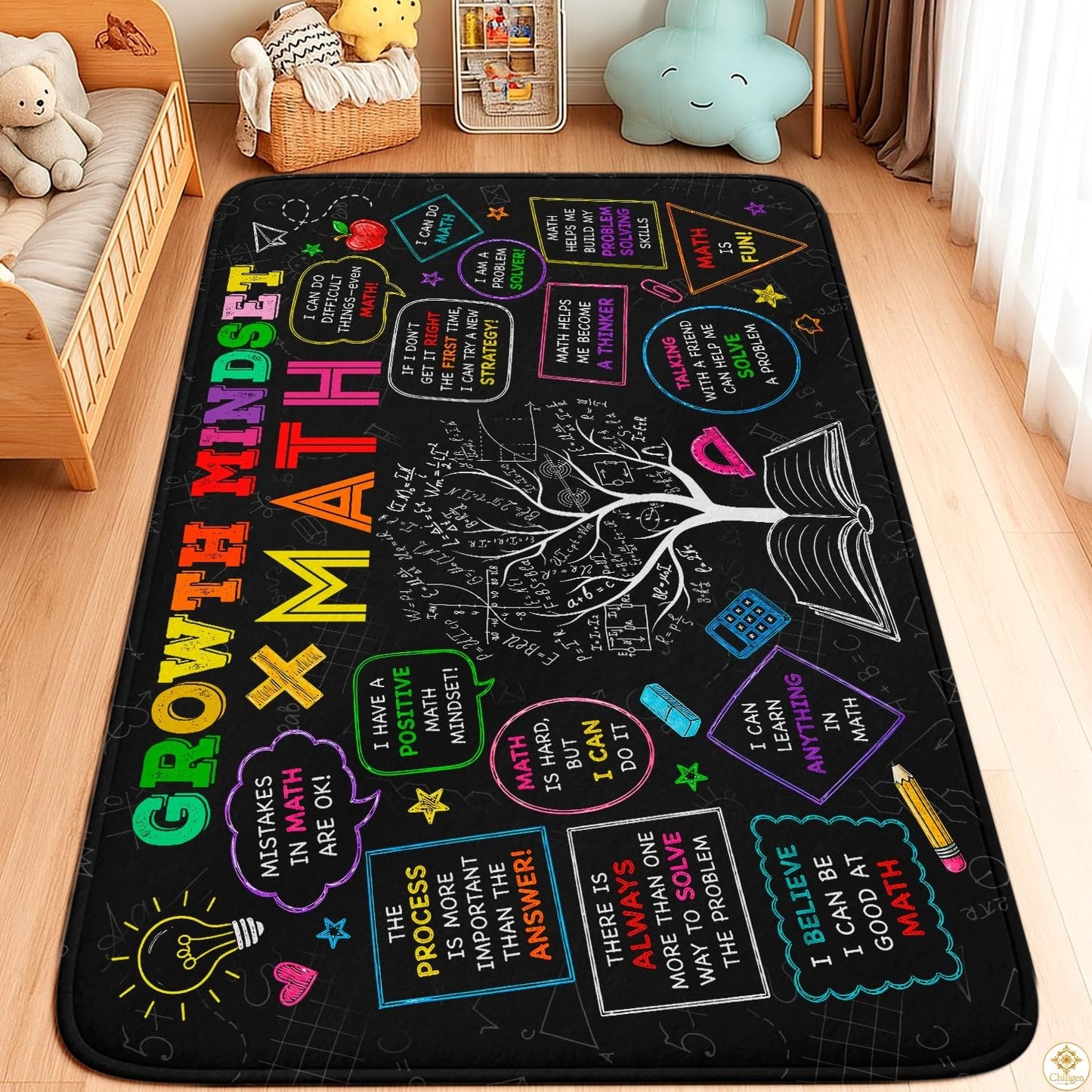 Custom Math Area Rug