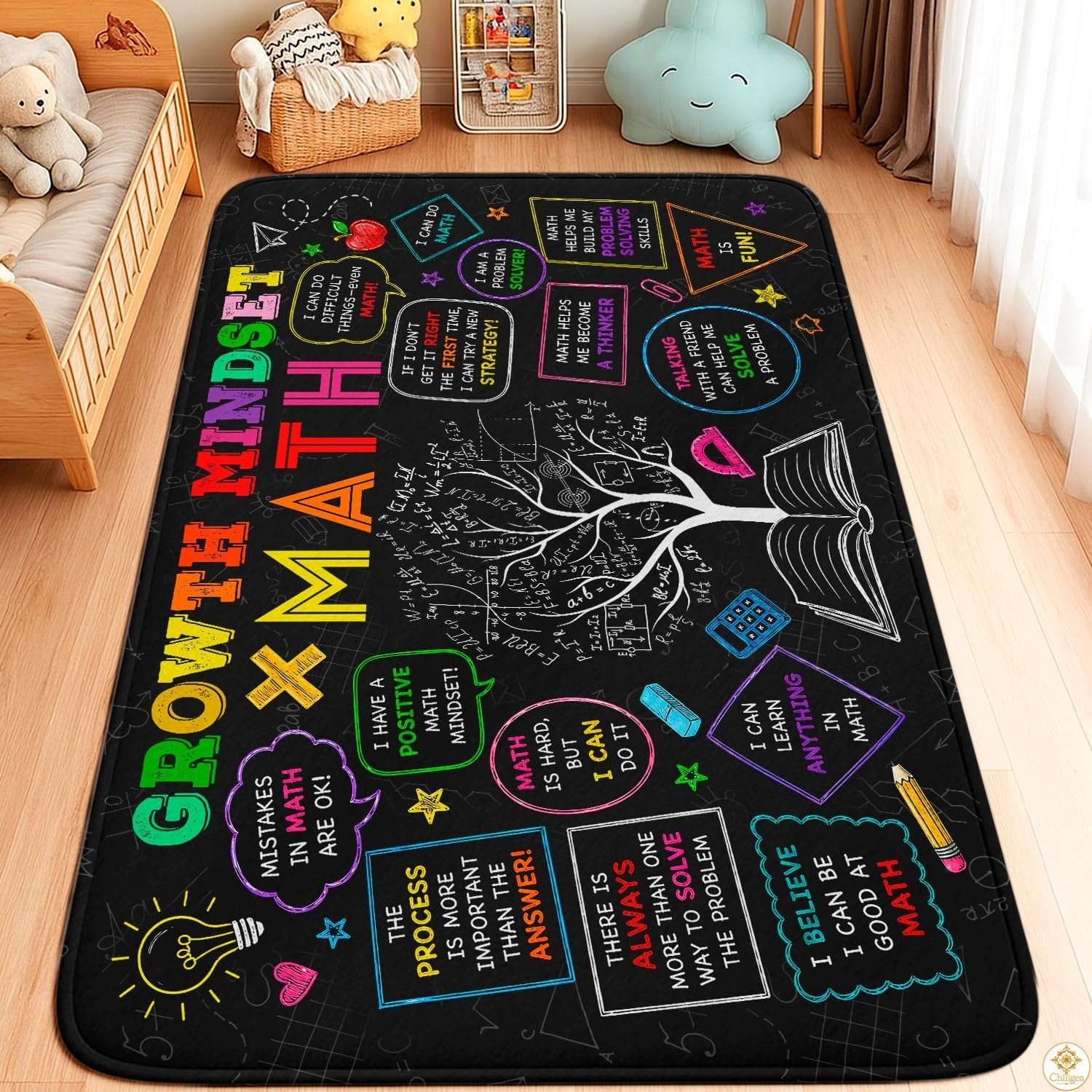 Custom Math Area Rug