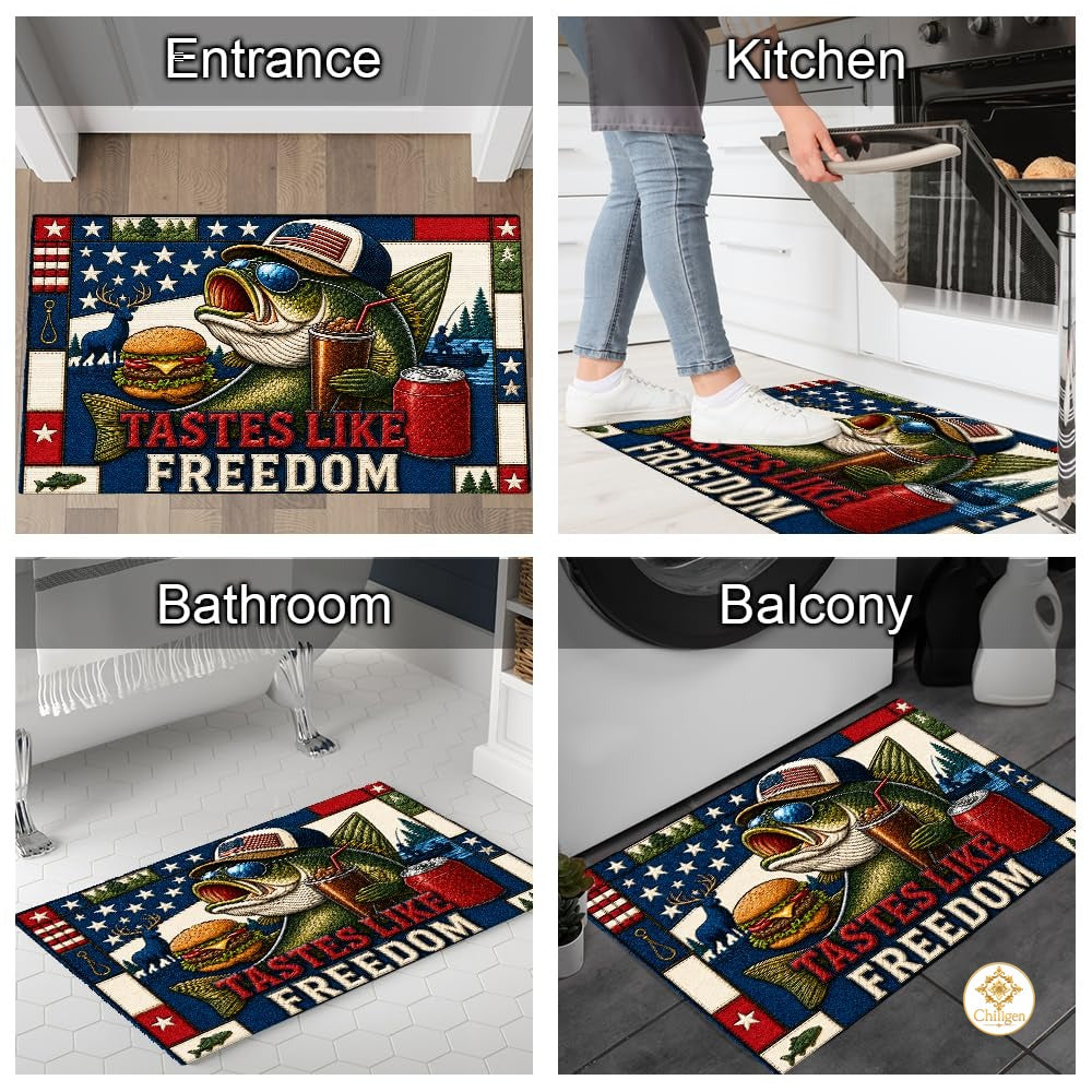 Personalized Hunting Doormat with Custom Family Name and Address