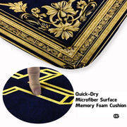 Personalized Orthodox Christian Area Rug, Custom Eastern Orthodox Russian Greek Byzantine Non-Slip Rug for Women Men, IC XC Nika Cross Mat for Living Room, Bedroom, Church Decor (D1)