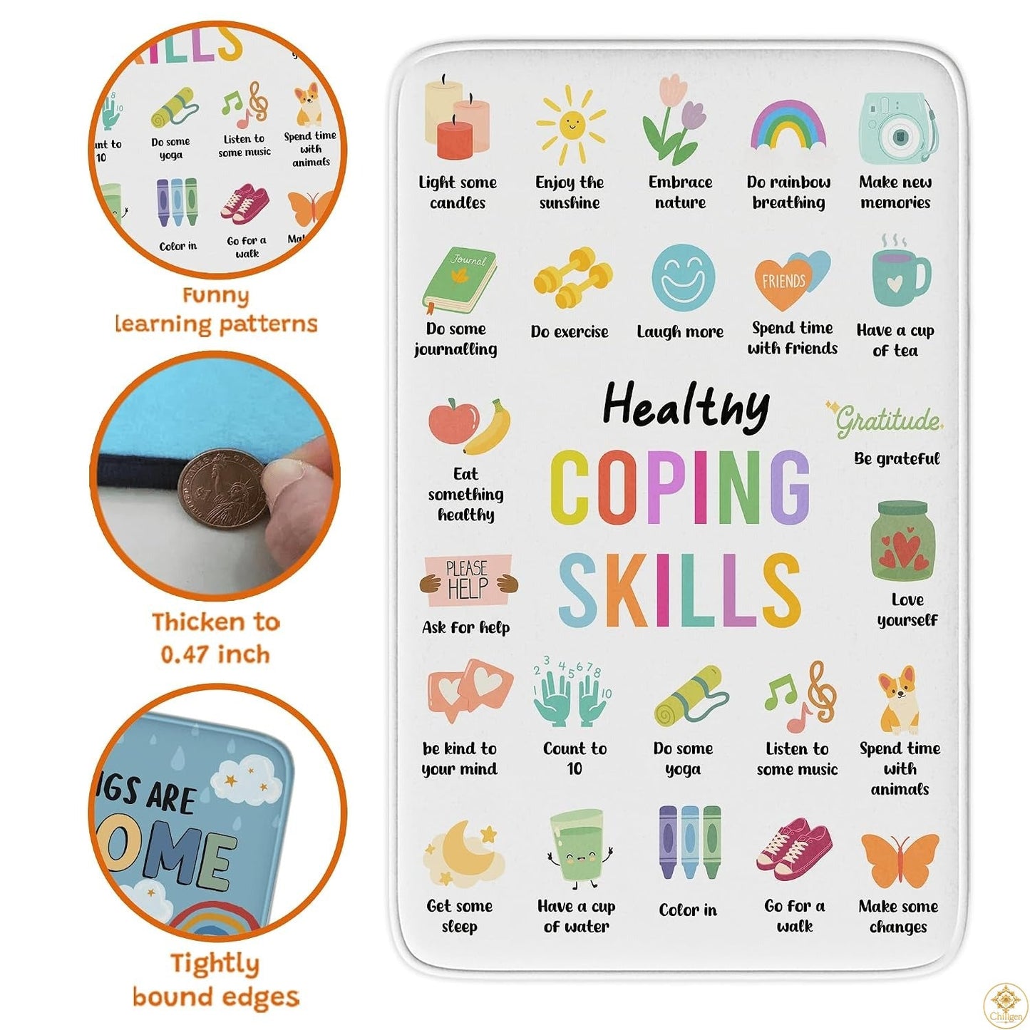 Mental Health Classroom Area Rug