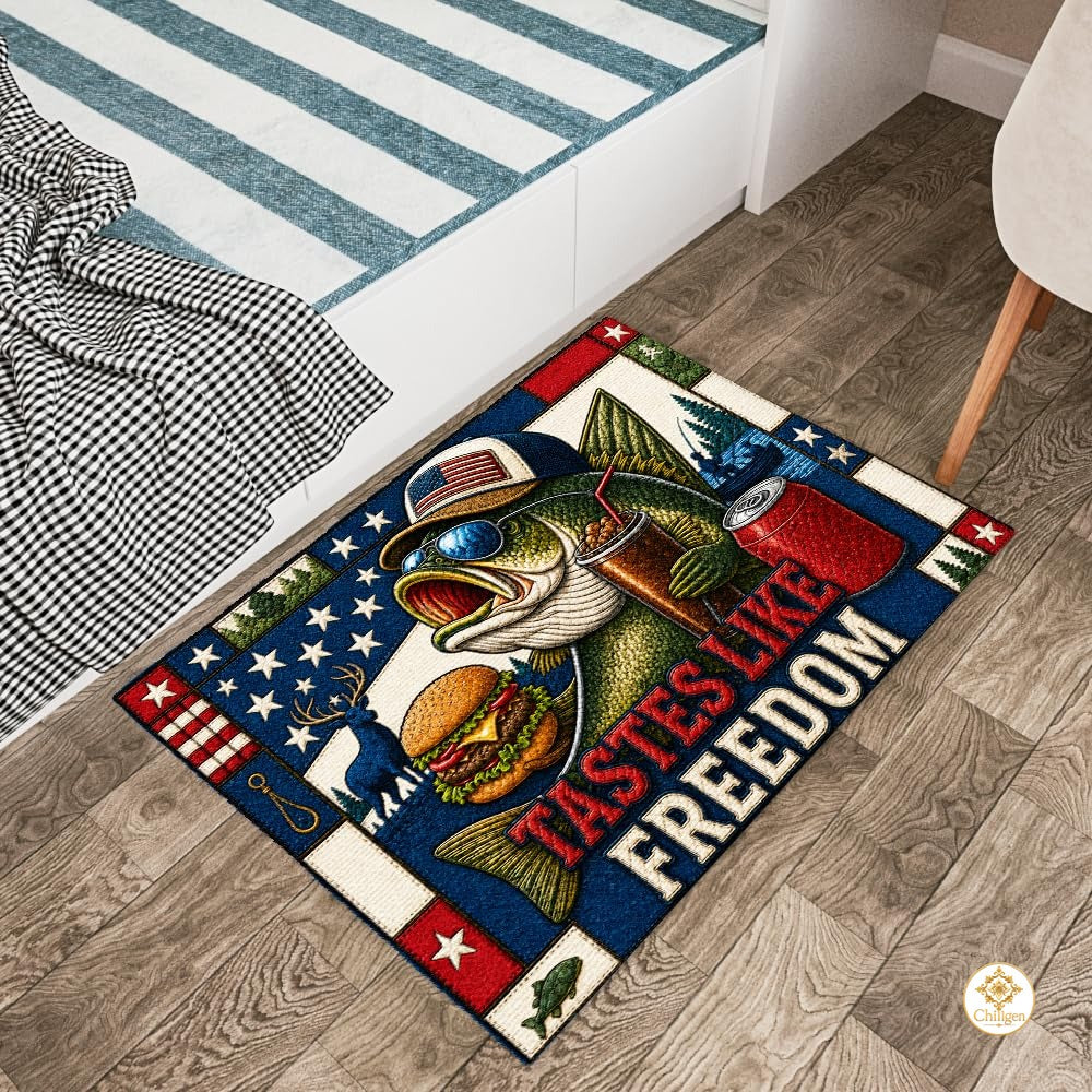 Personalized Hunting Doormat with Custom Family Name and Address