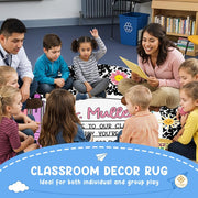 Custom Notebook Welcome Mat for Classroom and Kids Room