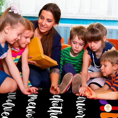 Custom Mathematics Classroom Rug for School and Playroom