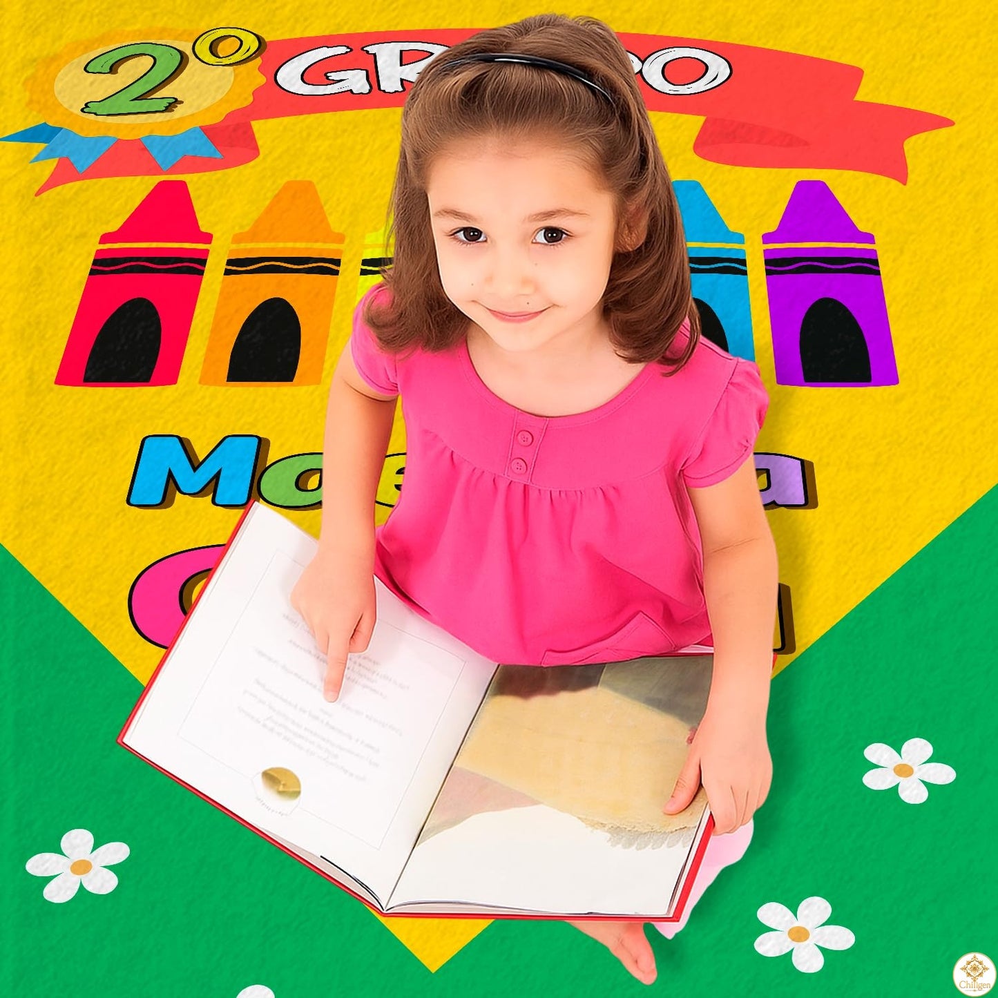 Spanish ABC Classroom Rug with Bilingual Alphabet and Numbers