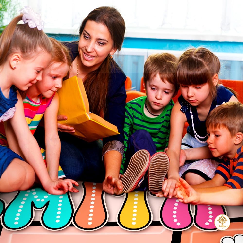 Custom Composition Notebook Classroom Rug for Kids