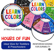 Wheel of Feelings and Emotions Round Rug, Educational Mental Health Rug for Classroom, Educational Animal Shape School Mat, Back to School Gift (R01)