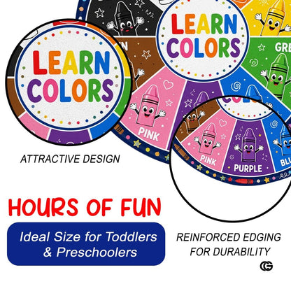 Wheel of Feelings and Emotions Round Rug, Educational Mental Health Rug for Classroom, Educational Animal Shape School Mat, Back to School Gift (R01)