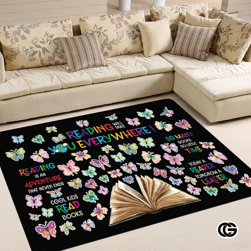 Personalized Welcome Doormat with Family Name and Address - Reading-02