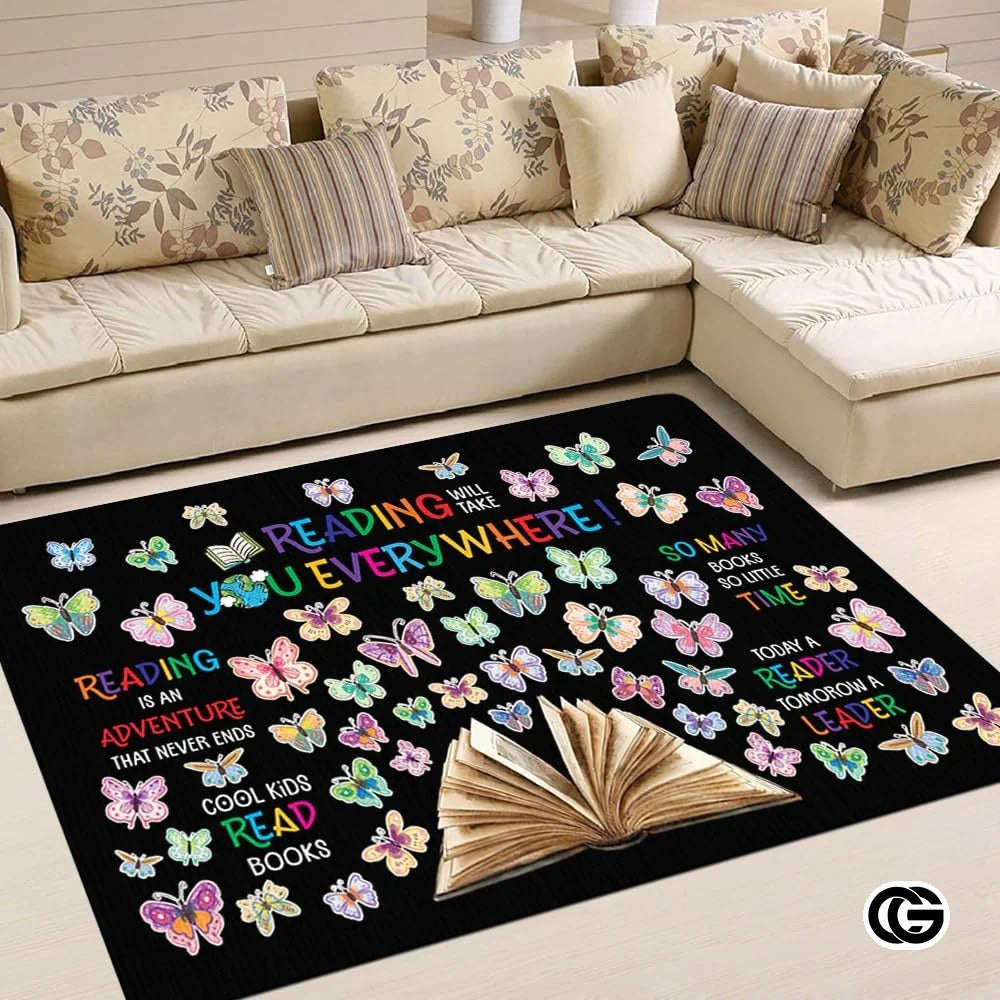 Personalized Welcome Doormat with Family Name and Address - Reading-02