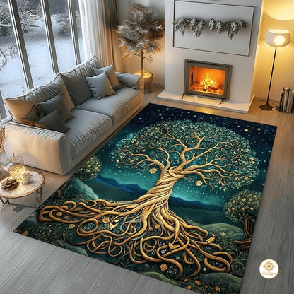Custom Tree of Life Welcome Mat for Living Room and Bedroom - Tree-ds02