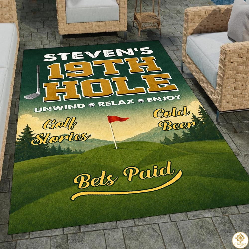 Custom Golf Area Rug