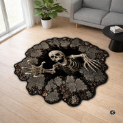Personalized Halloween 3D Optical Illusion Shaped Rug (A03)