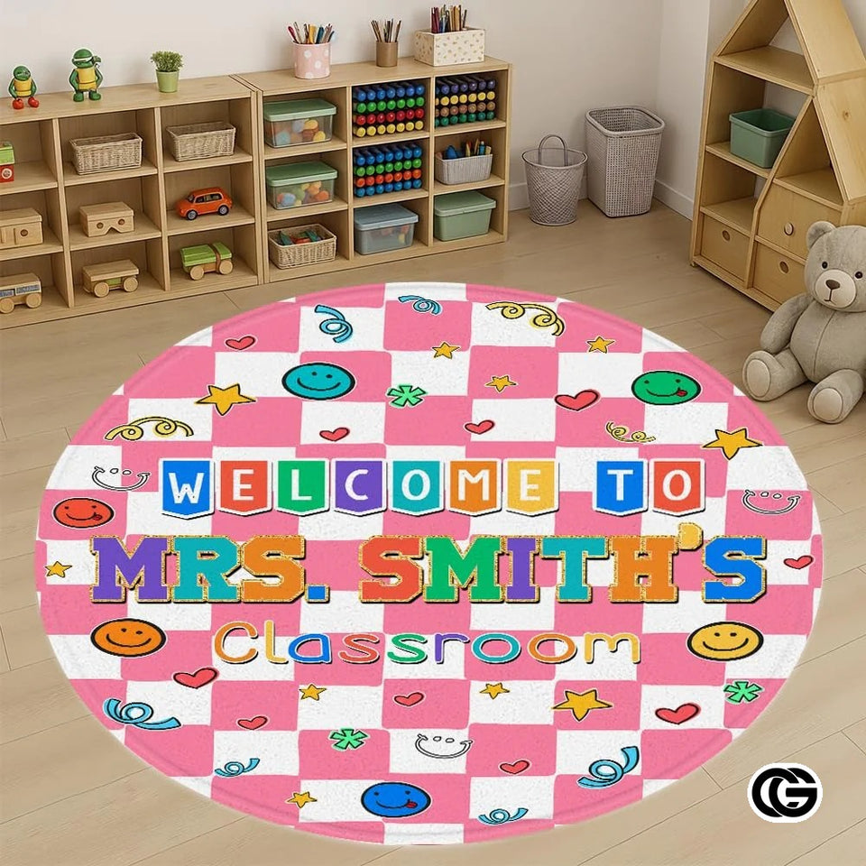 Custom Notebook Welcome Mat for Classroom and School