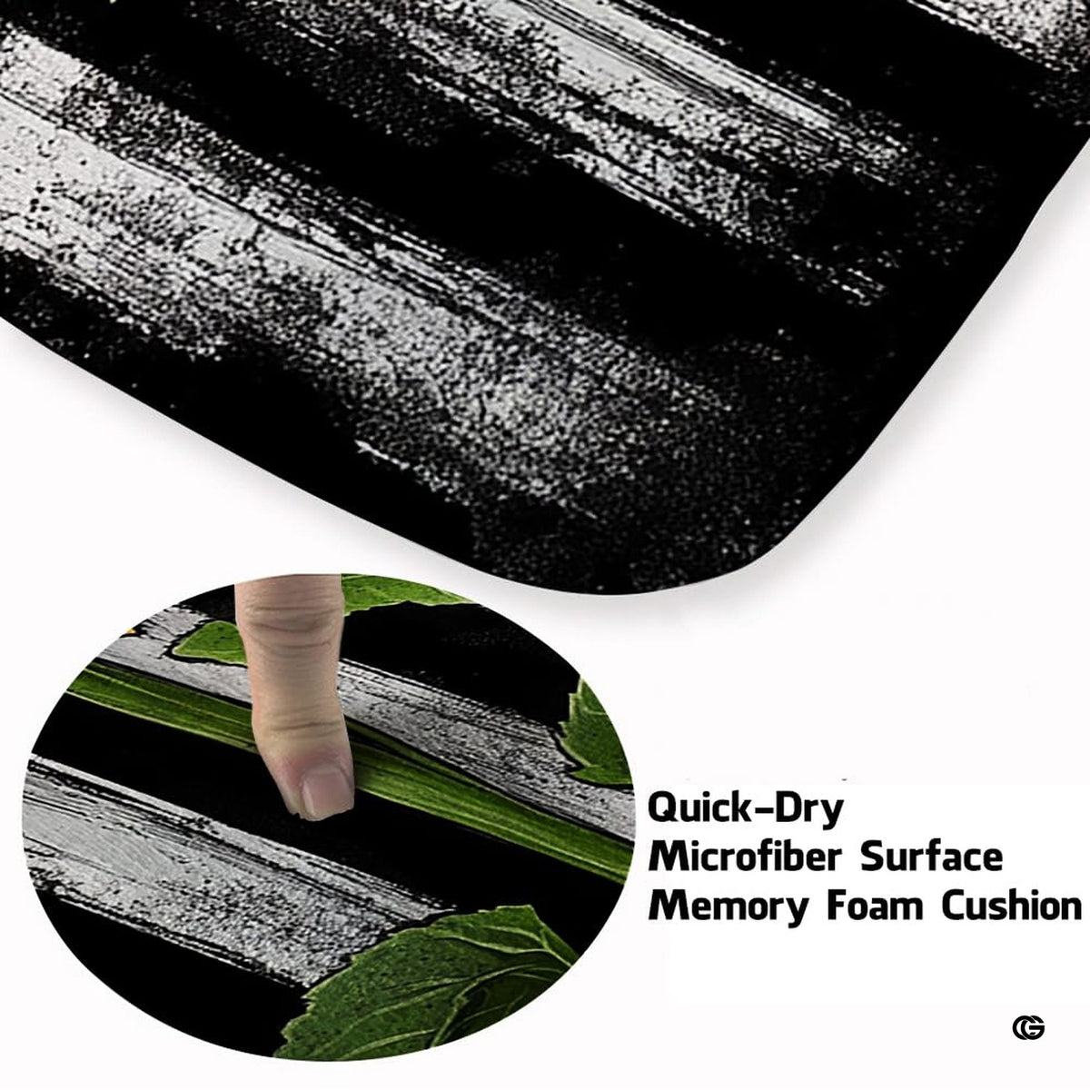 Soft low-pile microfiber surface texture on sunflower American flag rug