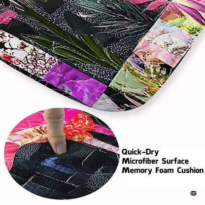 Close-up detail highlighting soft microfiber surface and cushioned foam backing - thumbnail image 3 of 8