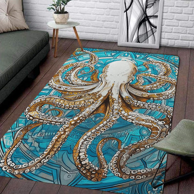 Custom Octopus Welcome Mat for Front Door and Entryway