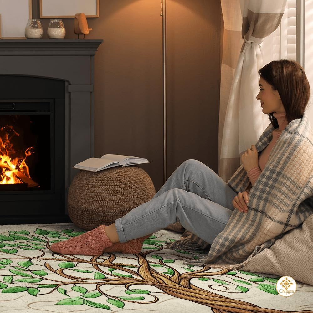 Custom Celtic Tree of Life Rug for Living Room and Bedroom - Tree-ds08