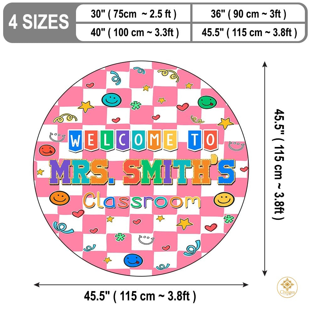 Custom Notebook Welcome Mat for Classroom and School
