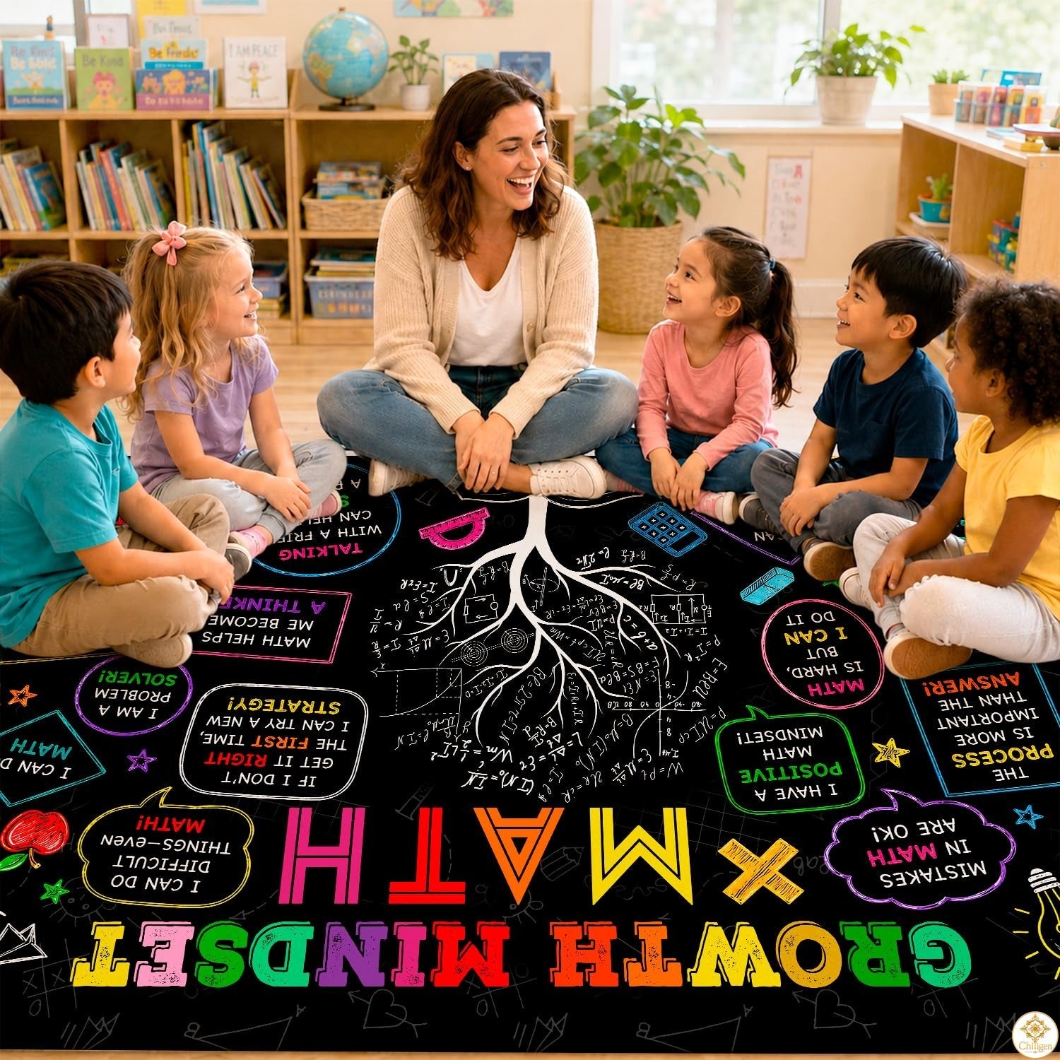 Custom Math Area Rug