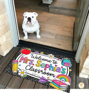 Personalized Welcome Doormat for Class and Teacher