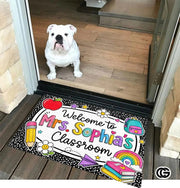 Personalized Welcome Doormat with Family Name and Address