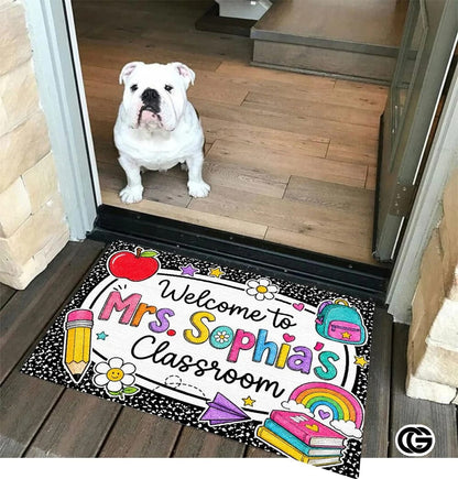 Personalized Welcome Doormat with Family Name and Address