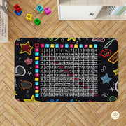 Custom Mathematics Education Rug for Classroom and Playroom