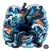 Personalized Octopus Welcome Mat with Custom Name and Tentacles