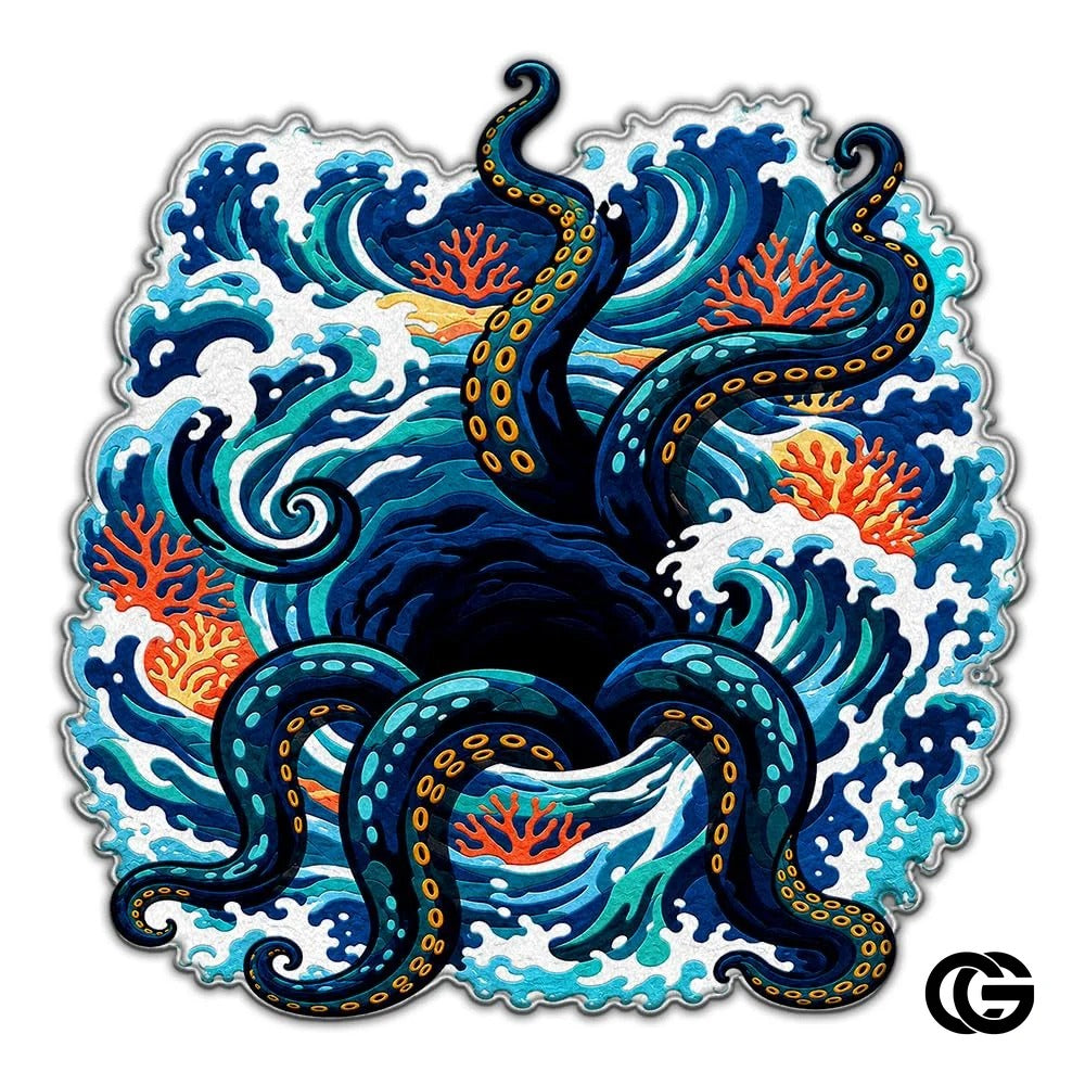 Personalized Octopus Welcome Mat with Custom Name and Tentacles