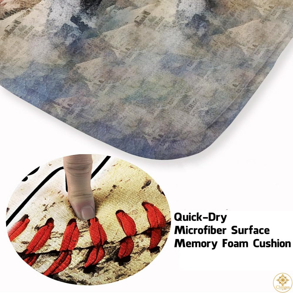 Baseball Area Rug