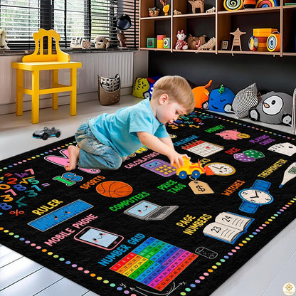 Custom Math Area Rug