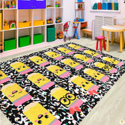 Custom Spanish ABC Classroom Rug for Playroom and School