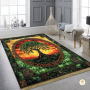 Custom Celtic Tree of Life Welcome Mat for Living Room