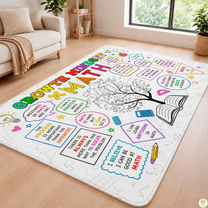 Custom Math Area Rug