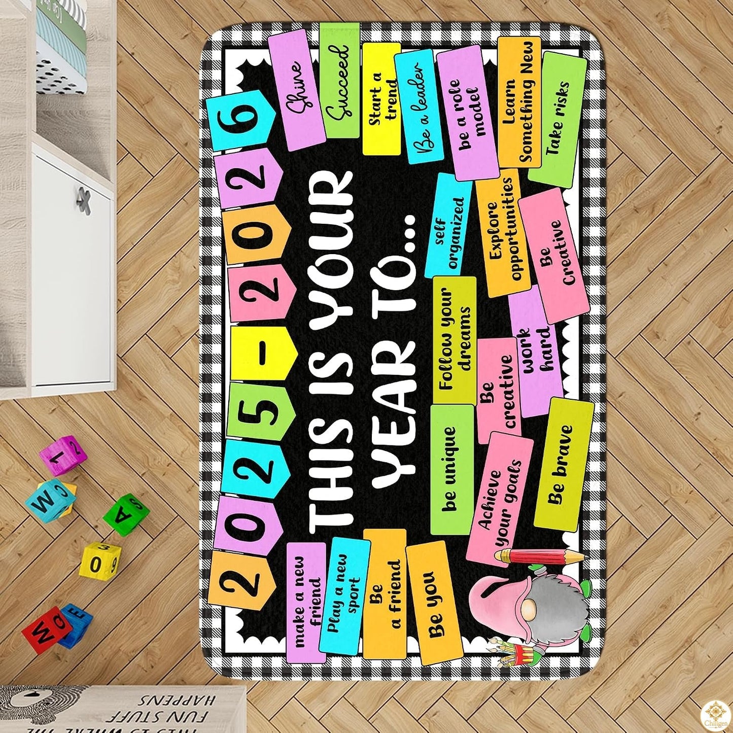 Mental Health Classroom Area Rug