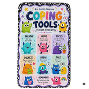 Personalized Teachers Classroom Rug, Custom Teacher Name Classroom Rules Area Rug, Feeling Chart Calming Corner Mat, Kindergarten Educational Back to School Class Decor (D3)